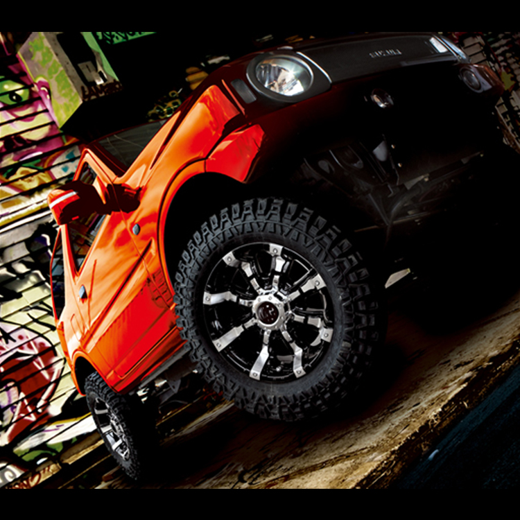クリムゾン　マーテルギア　16インチ　16×7J ＋35 225/70R16 CRIMSON MG GOLEM 16インチ 7.0J +35 5-114.3 ブラックx