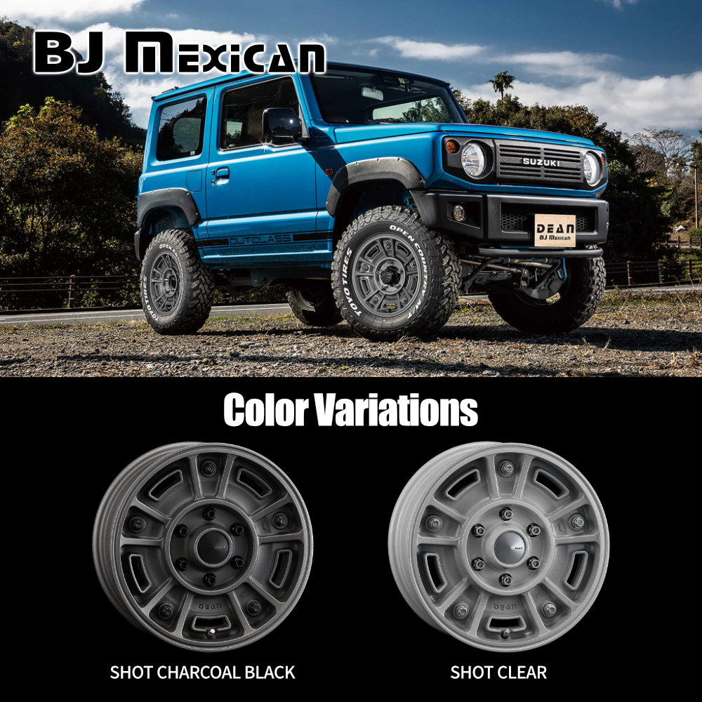 4本セット CRIMSON DEAN BJ Mexican 16x6.0J 5/139.7 -5 SCB