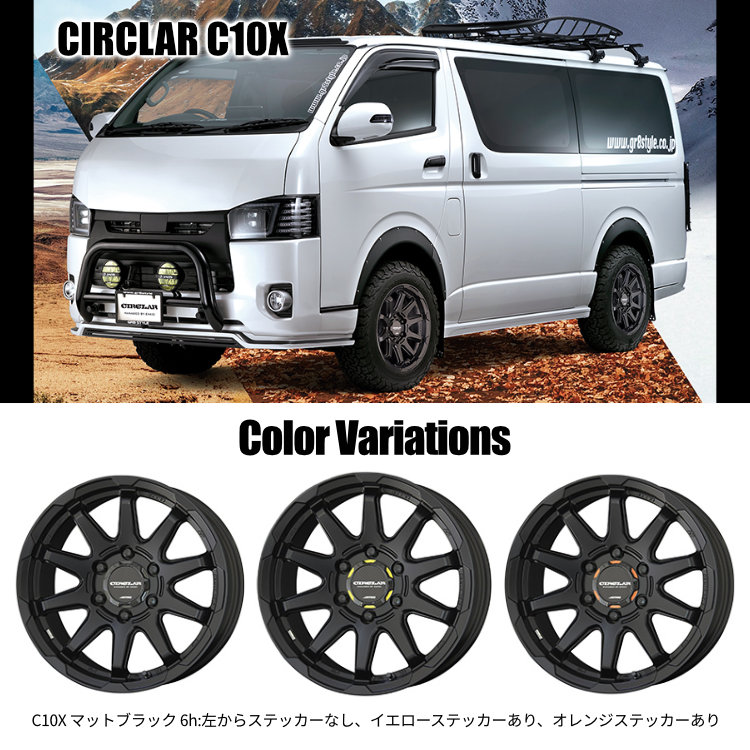 2024年製 スタッドレス4本セット サーキュラー C10X 15x6.0J 6