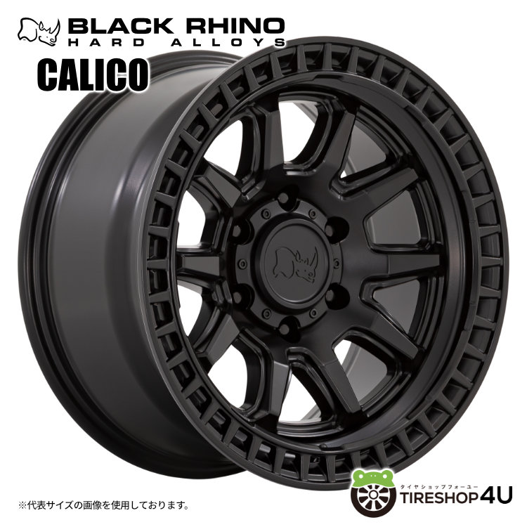 4本セット Black Rhino CALICO 17x8.5J 6/139.7 +0 MBK TOYO OPEN COUNTRY A/T3W 265/65R17 ホワイトレター プラド ハイラックス O/Fサイズ : calico 1785 6h139 0 mbk open at3 2656517 wl : TIRE SHOP 4U 4号店