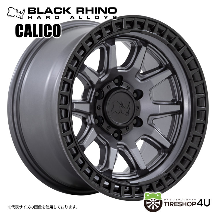 4本セット ブラックライノ カリコ CALICO 17x8.5J 6/139.7 +0 MGM TOYO トーヨー オープンカントリー R/T 265/65R17 WL FJクルーザー O/F : calico 1785 6h139 0 mgm open rt 2656517 wl 2 : TIRE SHOP 4U 4号店