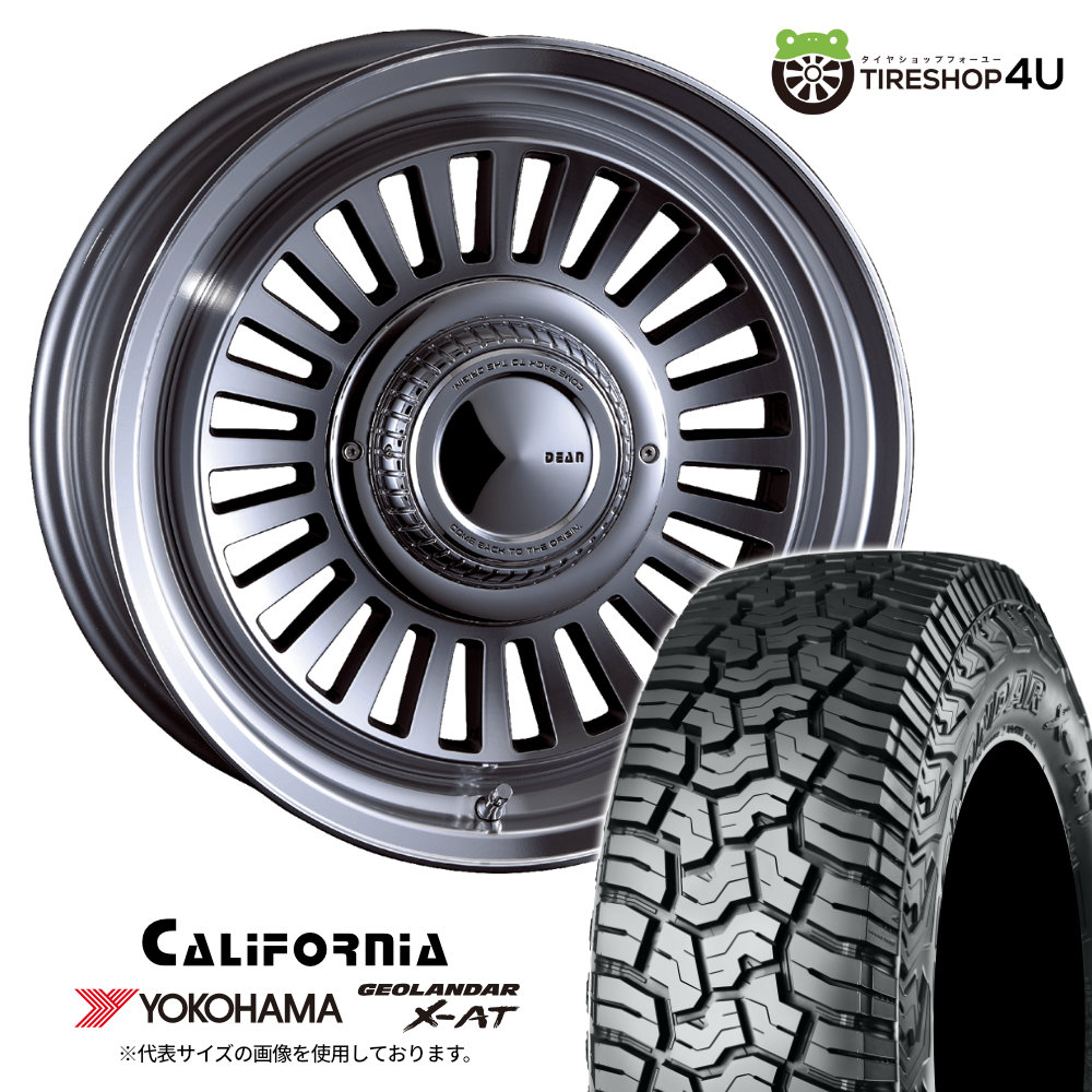 4本セット CRIMSON DEAN CALIFORNIA 17x7.5J 6/139.7 +20 BG YOKOHAMA