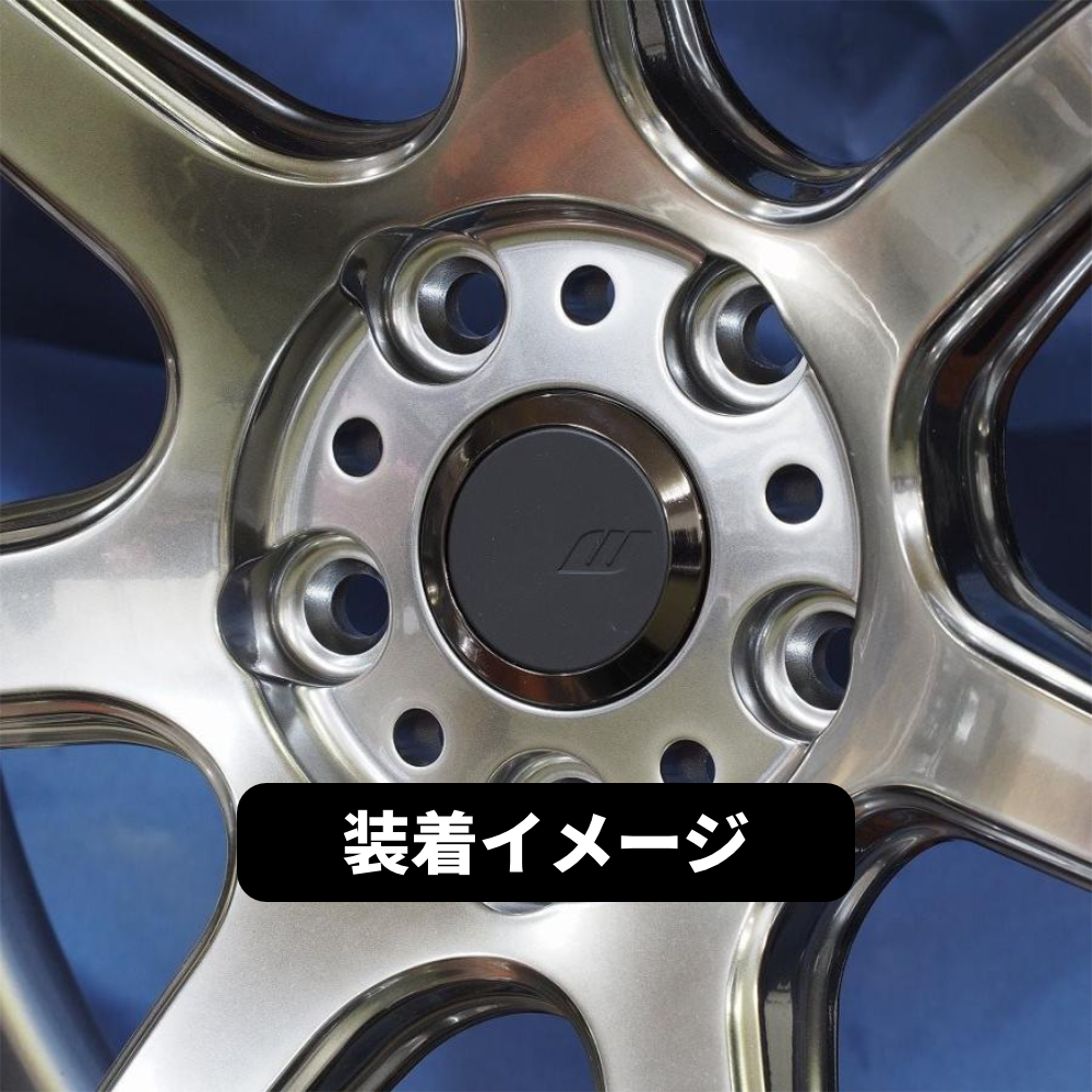 ワーク エモーション センターキャップ FLAT TYPE Wブラック WORK ワーク エモーション センターキャップ ブラック FLAT/HIGE