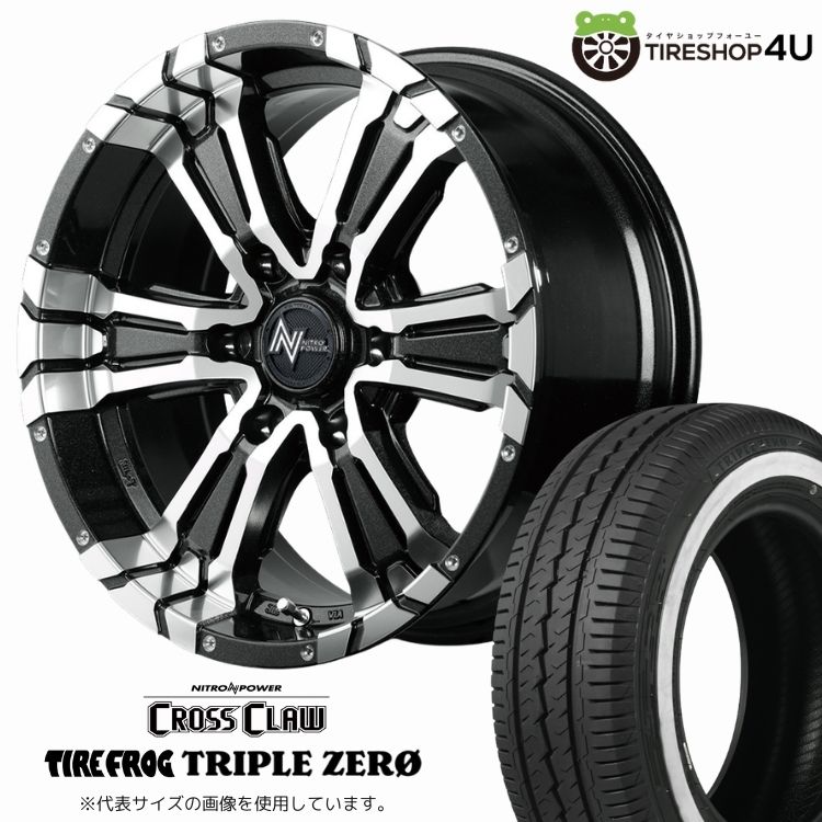 4本セット ナイトロパワークロスクロウ CLAW 15x6.0J 6/139.7+33 BMM