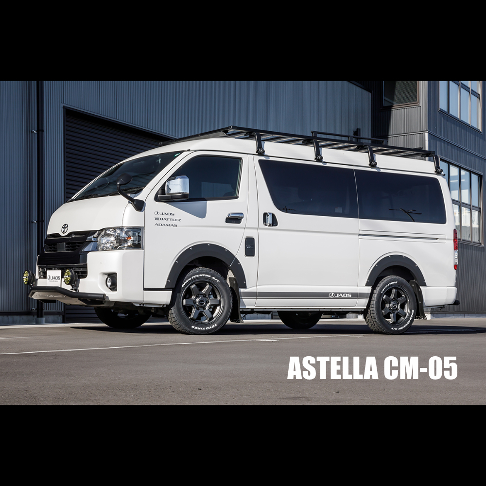 4本セット JAOS ASTELLA CM-05 CM05 17x6.5J 6/139.7+38 MGM YOKOHAMA