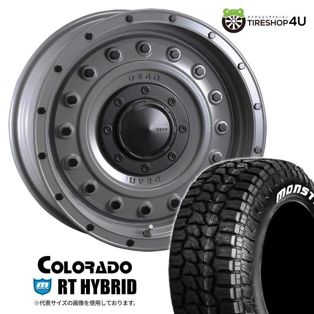 4本セット クリムソン ディーンコロラド COLORADO 17x8.0J 6/139.7 +20 SG MONSTA モンスタ RTハイブリッド R/T 285/70R17 WL FJクルーザー