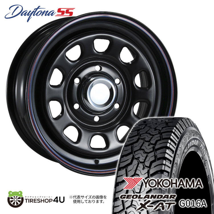 4本セット DAYTONA SS デイトナSS 16x6.5J 6/139.7 +45 BK ジオランダー X AT G016A 215/65R16 WL NV350 キャラバン :DAYTONASS 1665 6H139 45 BK G016A 2156516 2:TIRE SHOP 4U 4号店