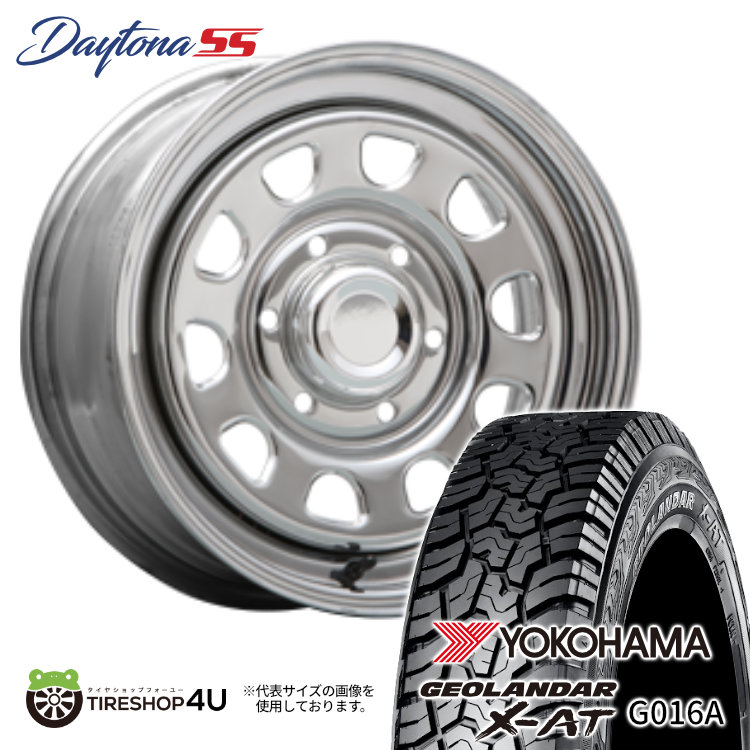 4本セット DAYTONA SS デイトナSS 16x7.0J 6/139.7 +38 CR ジオランダー X AT G016A 215/65R16 WL ハイエース 200系 :DAYTONASS 1670 6H139 38 CR G016A 2156516 2:TIRE SHOP 4U 4号店