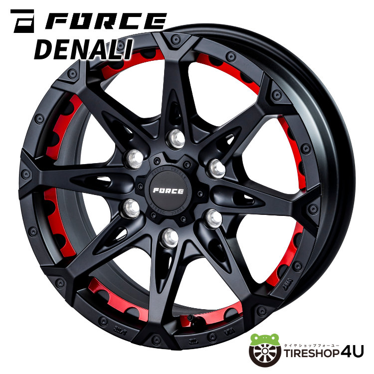 2025年製 スタッドレス4本セット FORCE DENALI 16x6.5J 6/139.7+38 MBK TOYO WinterTRANPATH TX 215/65R16 ハイエース レジアスエースの画像