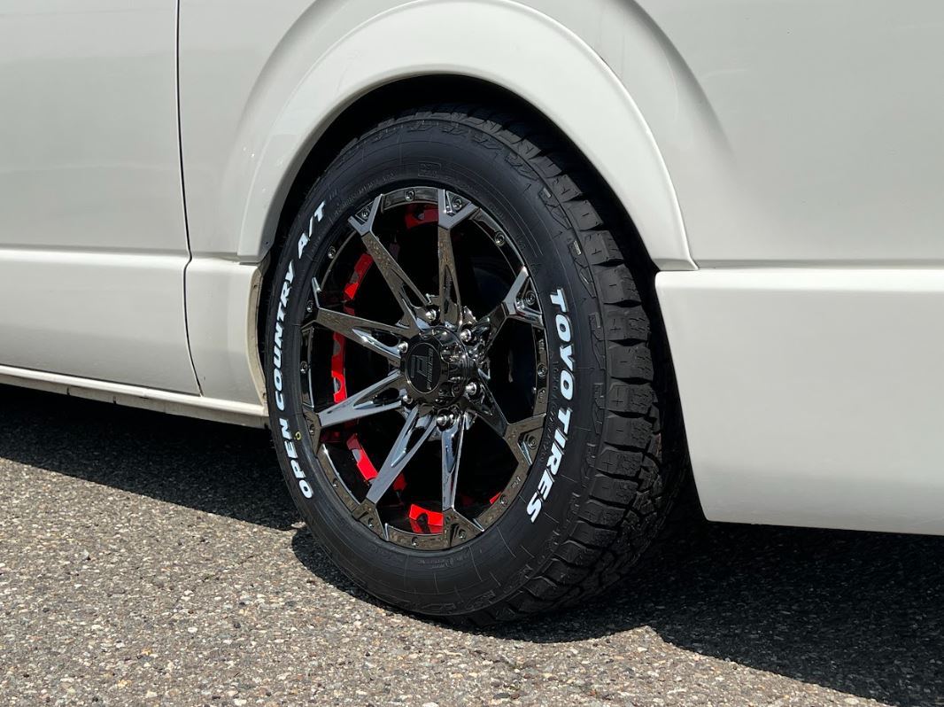 4本セット フォースデナリ DENALI 17x8.0J 6/139.7 +20 SBC BFグッドリッチ マッドテレーン T/A KM3 265/70R17 BL ハイラックスリフトup｜tireshop4u-4｜05