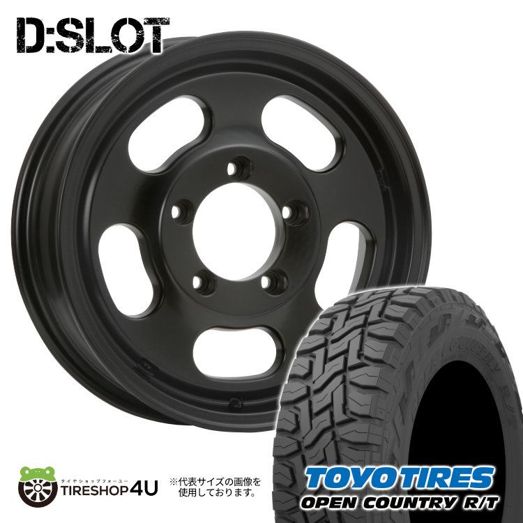 4本セット XTREME J D:SLOT Dスロット 16x5.5J 5/139.7 +0 SBK TOYO トーヨー オープンカントリー R/T 215/70R16 BL ジムニーシエラ JB74 :DSLOT 1655 5H139 0 SBK OPEN RT 2157016 2:TIRE SHOP 4U 4号店