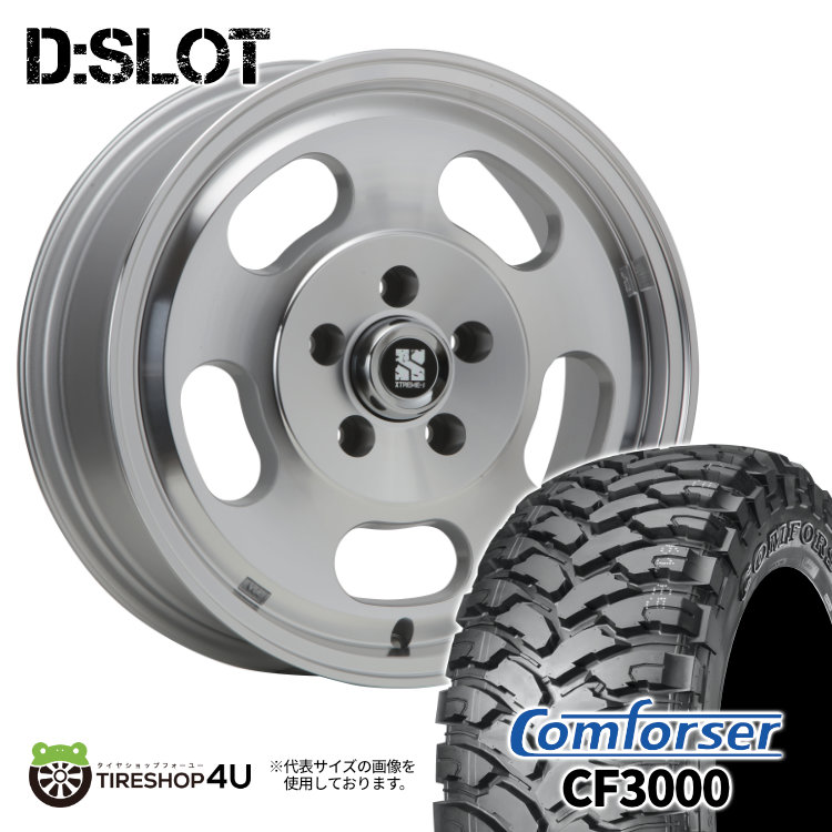 4本セット XTREME J D:SLOT DSLOT 16x6.5J 5/114.3 +30 PL コンフォーサー CF3000 M/T 235/70R16 デリカD5 RAV4 フォレスター :DSLOT 1665 5H PL CF3000 2357016 2:TIRE SHOP 4U 4号店