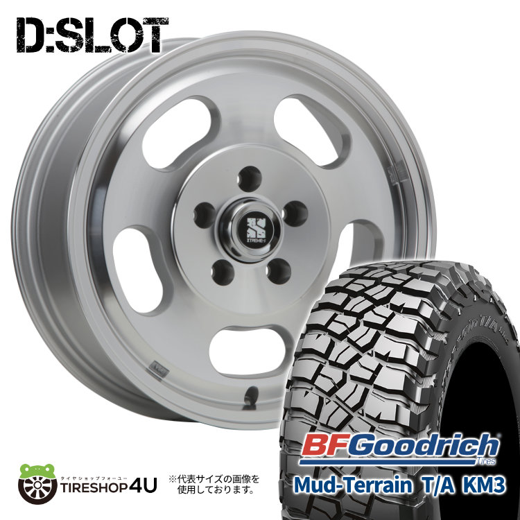 4本セット XTREME J D:SLOT DSLOT 16x6.5J 5/114.3 +30 PL BFGoodrich Mud Terrain T/A KM3 M/T 235/70R16 デリカD5 フォレスター :DSLOT 1665 5H PL KM3 2357016:TIRE SHOP 4U 4号店