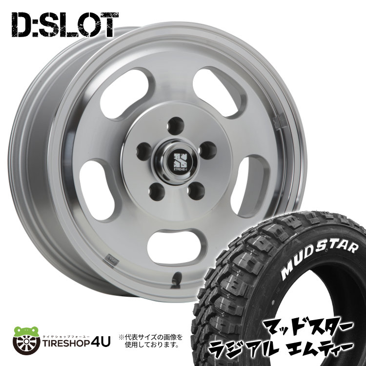 4本セット XTREME J D:SLOT DSLOT 16x6.5J 5/114.3 +30 PL MUDSTAR マッドスター ラジアル M/T 215/70R16 WL アウトランダー エルグランド :DSLOT 1665 5H PL radial MT 2157016 2:TIRE SHOP 4U 4号店