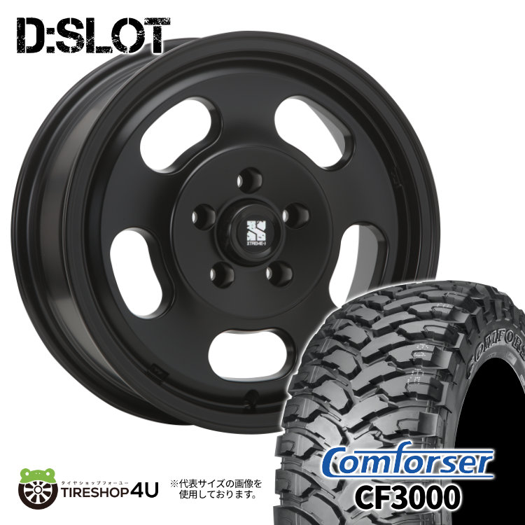 4本セット XTREME J D:SLOT DSLOT 16x6.5J 5/114.3 +30 SBK コンフォーサー CF3000 M/T 235/70R16 デリカD5 RAV4 フォレスター :DSLOT 1665 5H SB CF3000 2357016 2:TIRE SHOP 4U 4号店