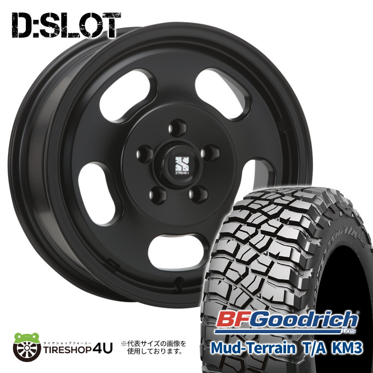 4本セット XTREME J D:SLOT DSLOT 16x6.5J 5/114.3 +30 SBK BFGoodrich Mud Terrain T/A KM3 M/T 235/70R16 RAV4 CX 5 アウトランダー :DSLOT 1665 5H SB KM3 2357016:TIRE SHOP 4U 4号店