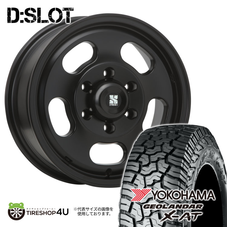 4本セット XTREME J D:SLOT Dスロット 16x6.5J 6/139.7 +38 SBK ジオランダー X AT G016 215/70R16 BL ハイエース 200系 :DSLOT 1665 6H139 SBK G016 2157016 2:TIRE SHOP 4U 4号店