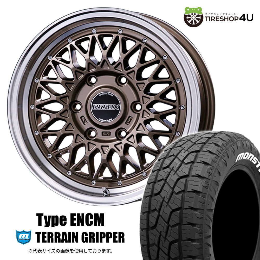 4本セット エセックス タイプENCM 18x7.5J 6/139.7+42 BZ MONSTA 