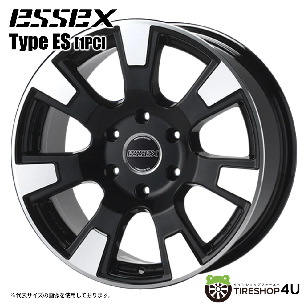 4本セット ESSEX Type ES エセックス 16x7.0J 6/139.7 +43 BP MUDSTAR