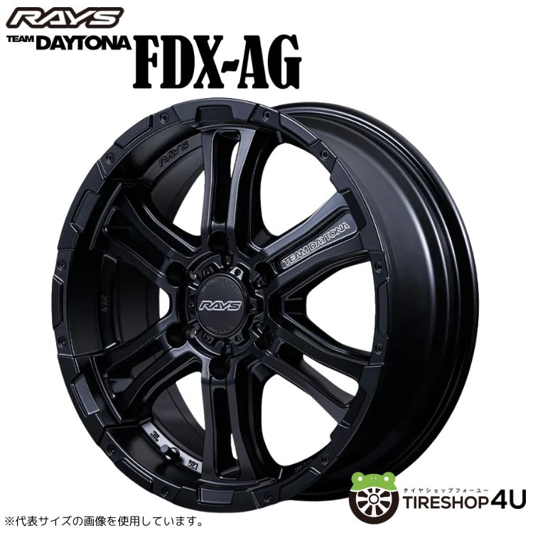 4本セット レイズ デイトナ FDX-AG 16x6.5J 6/139.7+38 BOJ BFグッド