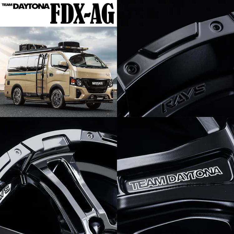 4本セット レイズ デイトナ FDX-AG 16x6.5J 6/139.7+38 BOJ BFグッド