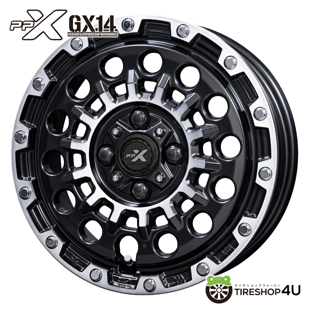 4本セット KYOHO PPX GX14 15x4.5J 4/100 +45 MBP YOKOHAMA GEOLANDAR X-AT G016A 165/60R15 デリカミニ ハスラー 軽自動車 カスタム軽トラの画像