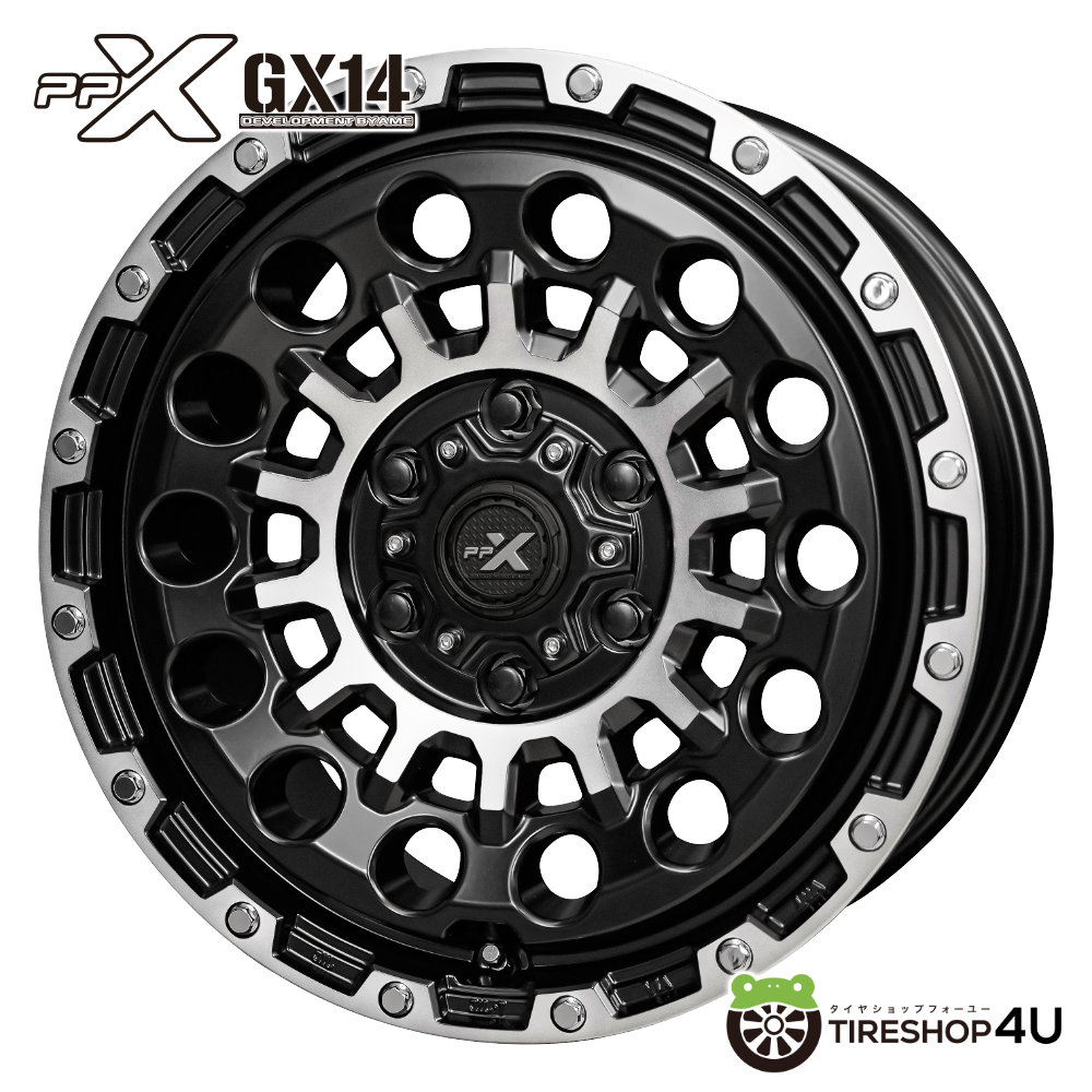 4本セット 共豊 PPX GX14 16x6.5J 6/139.7 +38 MBP TOYO トーヨー H30