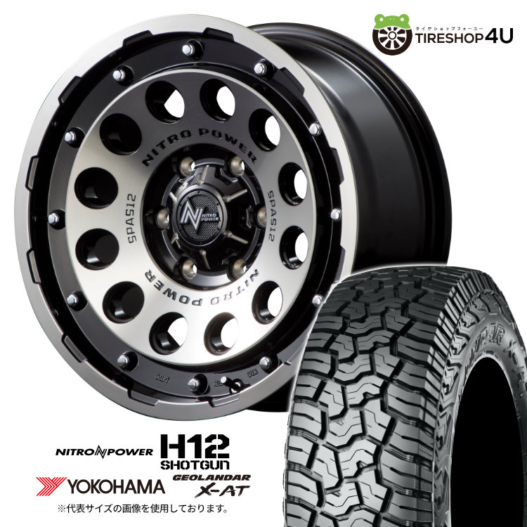 ナイトロパワー H12ショットガン 16x6.5J 6/139.7 +38 BCMC ヨコハマ
