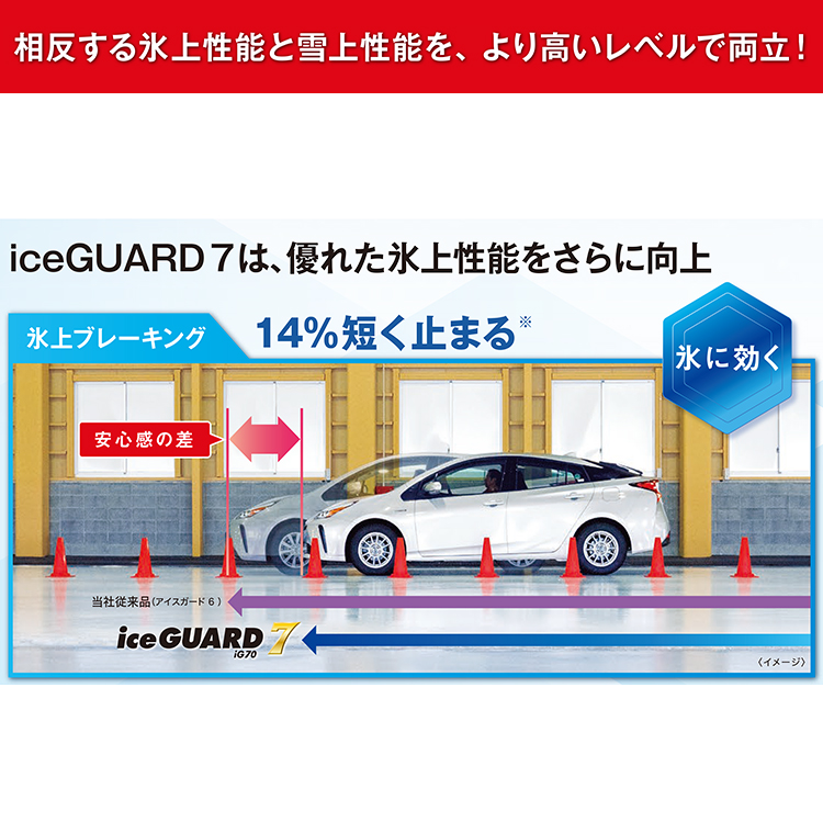 2024〜2025年製 スタッドレス4本セット XTREME-J XJ04 14x4.5J 4/100+43 MBR YOKOHAMA iceGUARD7 iG70 155/65R14 ウェイク N-BOX ラパンの画像