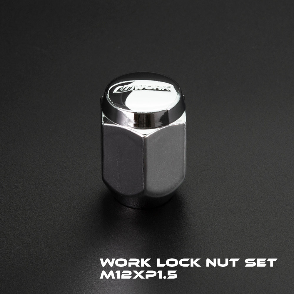 新品 正規品 WORK ワーク LOCK NUT SET ロックナットセット スチール製