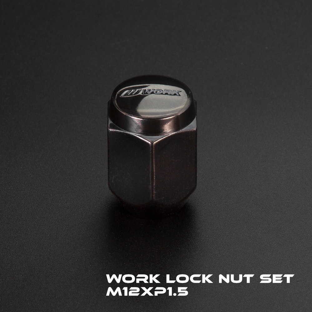 新品 正規品 WORK ワーク LOCK NUT SET ロックナットセット スチール製