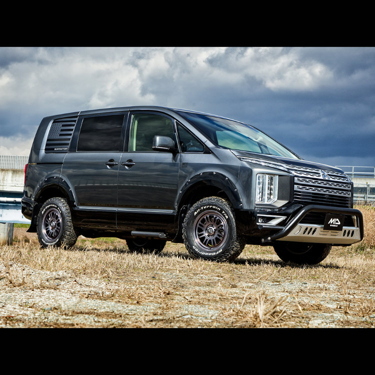 4本セット NITRO POWER M16 ASSAULT 17x8.0J 6/139.7 +20 SGB BFGoodrich Mud-Terrain T/A KM3 265/70R17 プラド ハイラックスリフトアップの画像