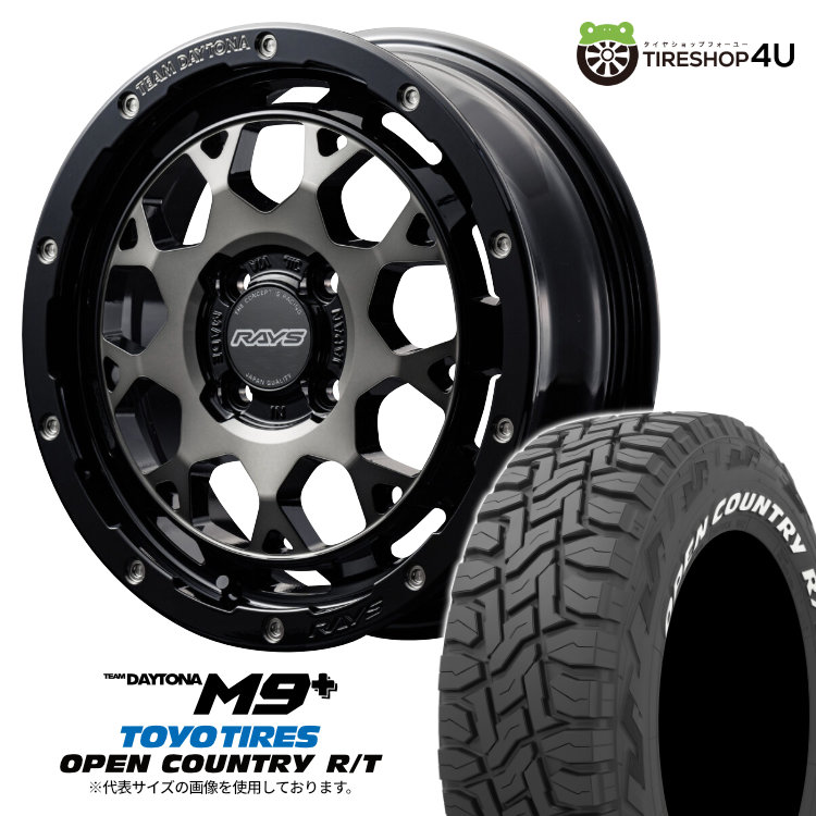 4本セット LOWENHART GXL206 16x7.0J 5/114.3 +38 MUDSTAR radial M/T