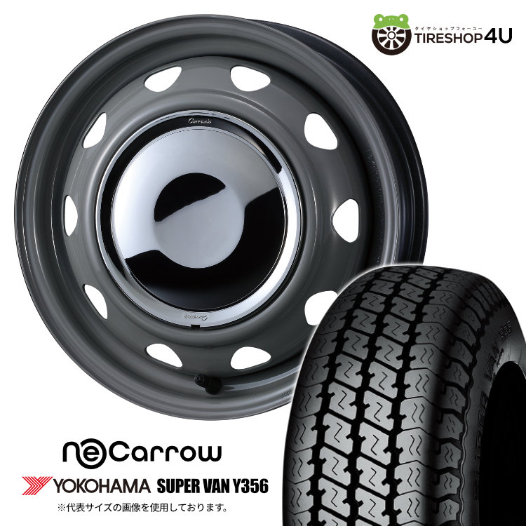4本セット NeoCarrow ネオキャロ 12x3.50J 12/100/110/114.3 +34 GRAY