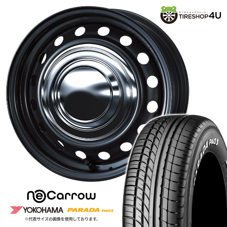 4本セット NeoCarrow 15x6.0J 6/139.7 +35 SMB-CC YOKOHAMA PARADA