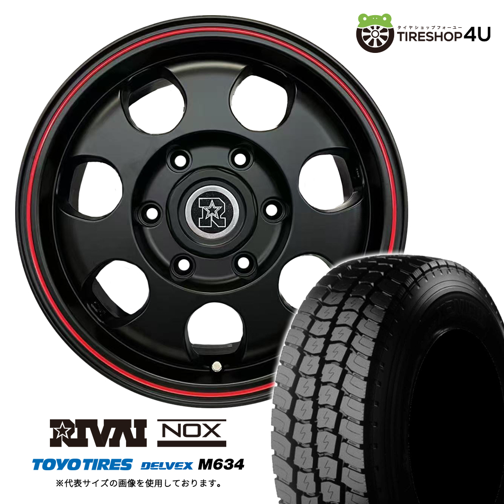 4本セット RIVAI NOX 15x6.0J 6/139.7+32 MBK-RL TOYO トーヨー DELVEX