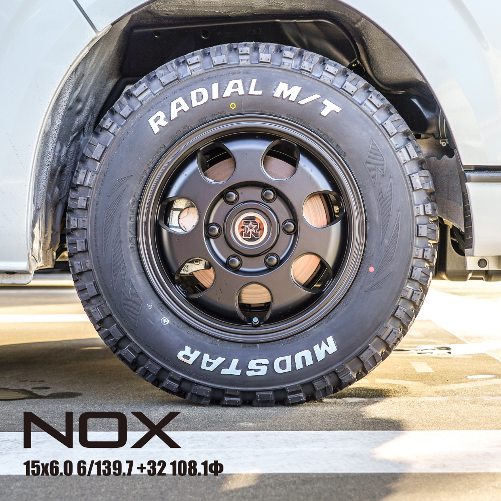 2024〜2025年製 スタッドレス4本セット NOX 15x6.0J 6/139.7+32 MBK-RL