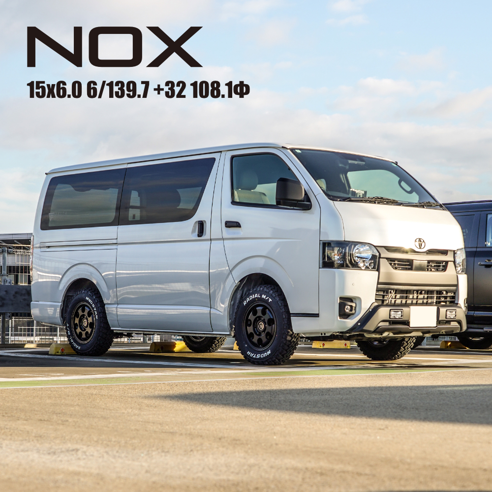 2024〜2025年製 スタッドレス4本セット NOX 15x6.0J 6/139.7+32 MBK