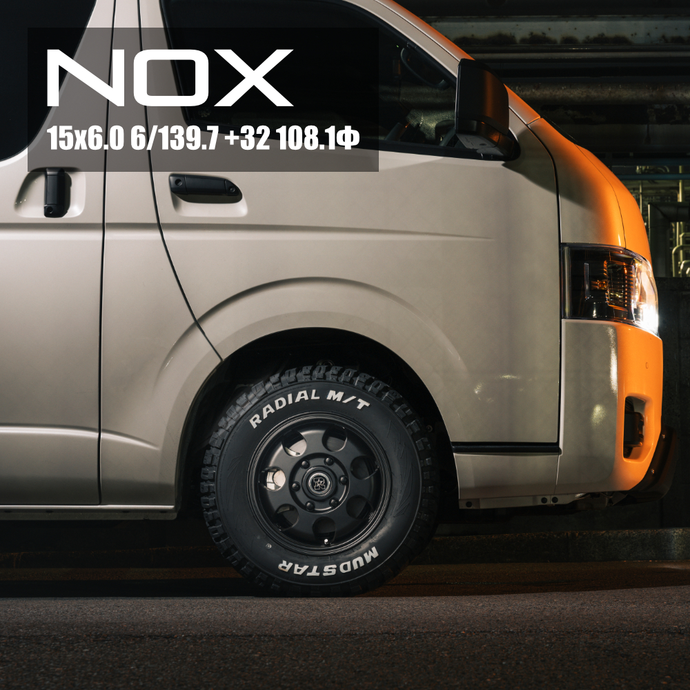 2024〜2025年製 スタッドレス4本セット NOX 15x6.0J 6/139.7+32 MBK-RL