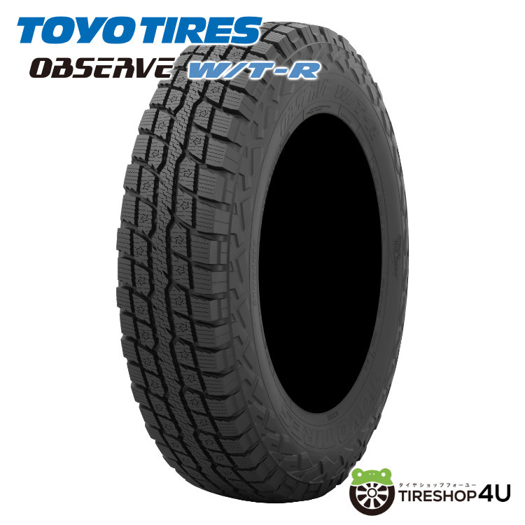 2024〜2025年製 スタッドレス4本セット DAYTONA SS 16x6.0J 5/139.7+0 BK TOYO OBSERVE W/T-R WTR 225/75R16 ジムニーシエラ JB74W ノマドの画像