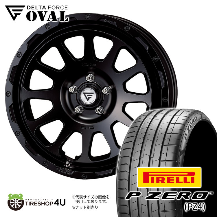 4本セット DELTAFORCE OVAL 20x9.0J 5/130 +25 SBK PIRELLI P ZERO (PZ4) 275/50R20 ベンツ Gクラス W463 :OVAL 2090 5H130 SBK PZ4 2755020:TIRE SHOP 4U 4号店