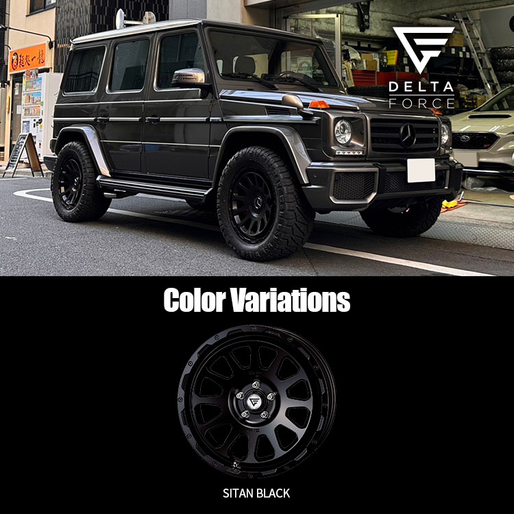 4本セット DELTAFORCE OVAL 20x9.0J 5/130 +25 SBK YOKOHAMA GEOLANDAR X-AT G016 275/55R20 ベンツ Gクラス W463 |  | 02