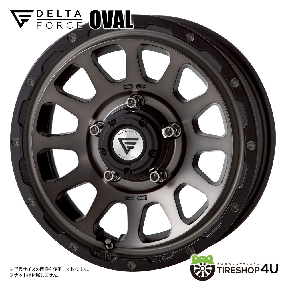 4本セット DELTAFORCE OVAL 16x6J 5/139.7 -5 MSP MONSTA TERRAIN GRIPPER A/T 215/70R16 ホワイトレター ジムニーシエラ JB74 JB43｜tireshop4u-4｜02