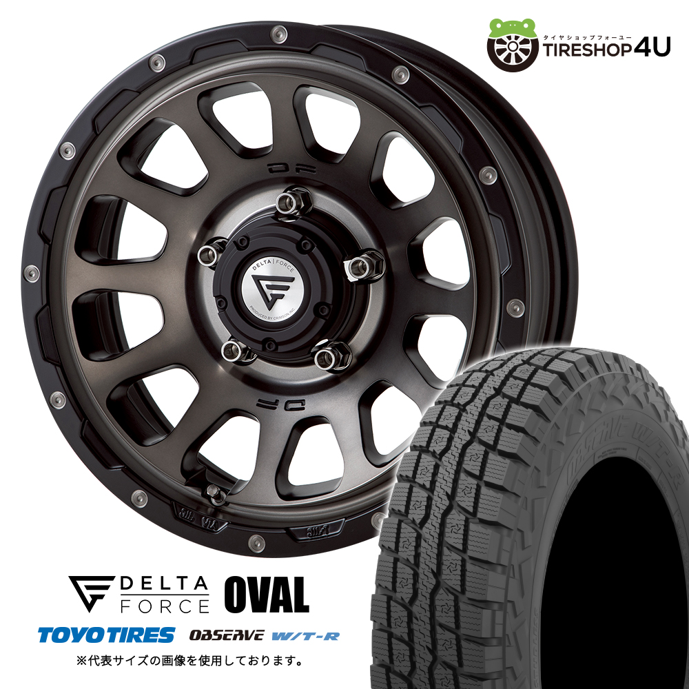 2024〜2025年製 スタッドレス4本セット OVAL 16x6.0J 5/139.7-5 MSP TOYO OBSERVE W/T-R WTR 225/75R16 ジムニーシエラ JB74W ノマド JC74W