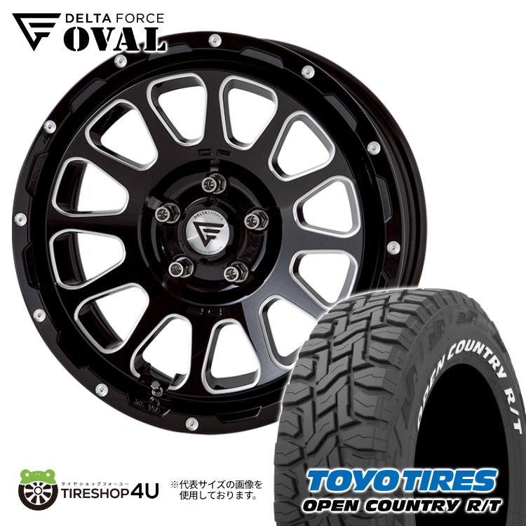 4本セット デルタフォース オーバル OVAL 16x7.0J 5/114.3 +35+42 BSM TOYO トーヨー オープンカントリー R/T 225/70R16 WL デリカD5 :OVAL 1670 5H114 BM OPEN RT 2257016:TIRE SHOP 4U 4号店