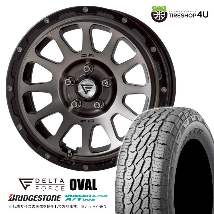 4本セット デルタフォースオーバル OVAL 16x7.0J 5/114.3 +35