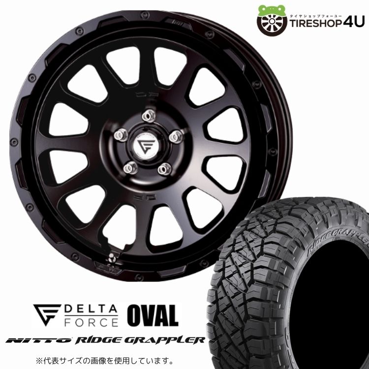4本仕かける DELTAFORCE OVAL 20x9.0J 5/130+25 SBK NITTO RIDGE GRAPPLER 285/55R20 メルセデスベンツ G位置付け ゲレンデ W463 〜2018年