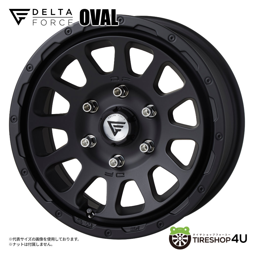 4本セット DELTAFORCE OVAL 17x8.0J 6/139.7 +20 MB NITTO RIDGE GRAPPLER 265/65R17 トライトン GSR｜tireshop4u-4｜02