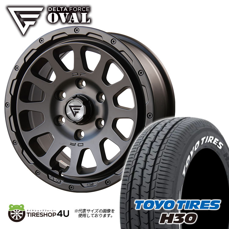 4本セット デルタフォースオーバル OVAL 16x7.0J 6/139.7+38 MB TOYO