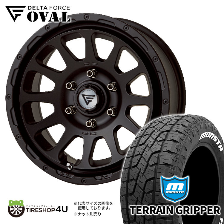 4本セット デルタフォースオーバル OVAL 16x7.0J 6/139.7+38 MB TOYO